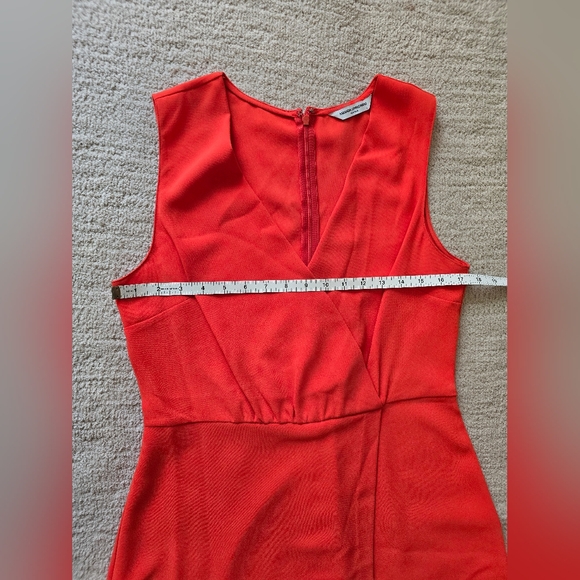 🔥 Amanda Uprichard Bold Orange Romper Sz L | Brunch, Resort, Vacay - Picture 3 of 12